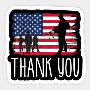 Veterans day thank you for your service Sticker